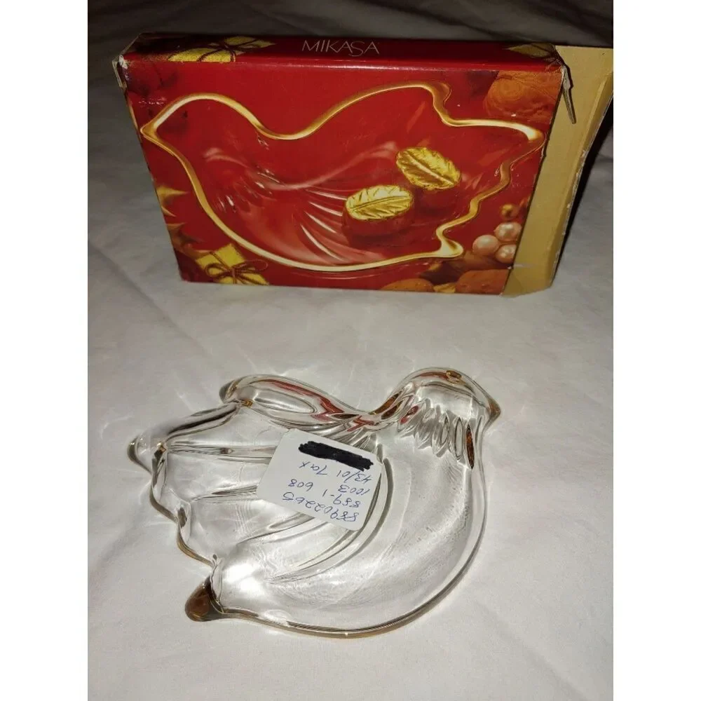 Mikasa Golden Dove Gold Trim Candy Dish